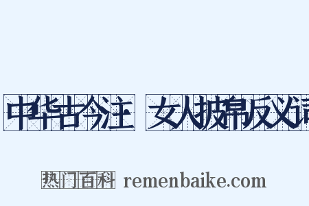 中华古今注·女人披帛反义词是什么意思的图片